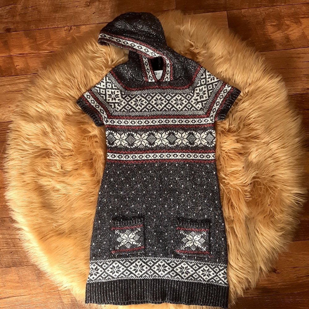WILLOW BLOSSOM GIRLS SWEATER DRESS SIZE LARGE (14)           ☆